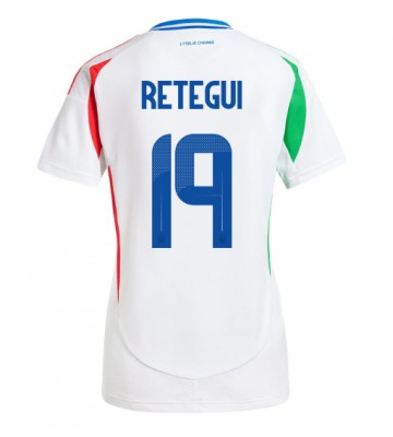 Italien Mateo Retegui #19 Udebanetrøje Dame EM 2024 Kort ærmer
